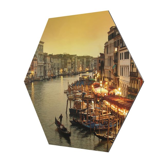 Hexagon Bilder Großer Kanal von Venedig