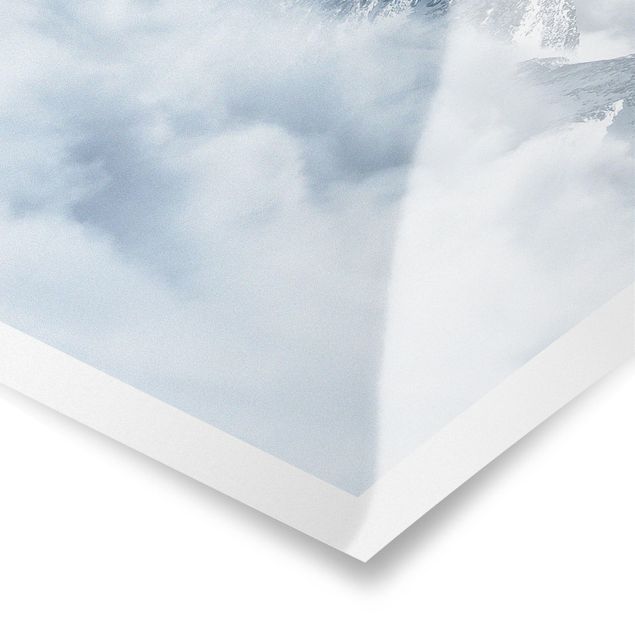 Wandbilder Modern Die Alpen über den Wolken