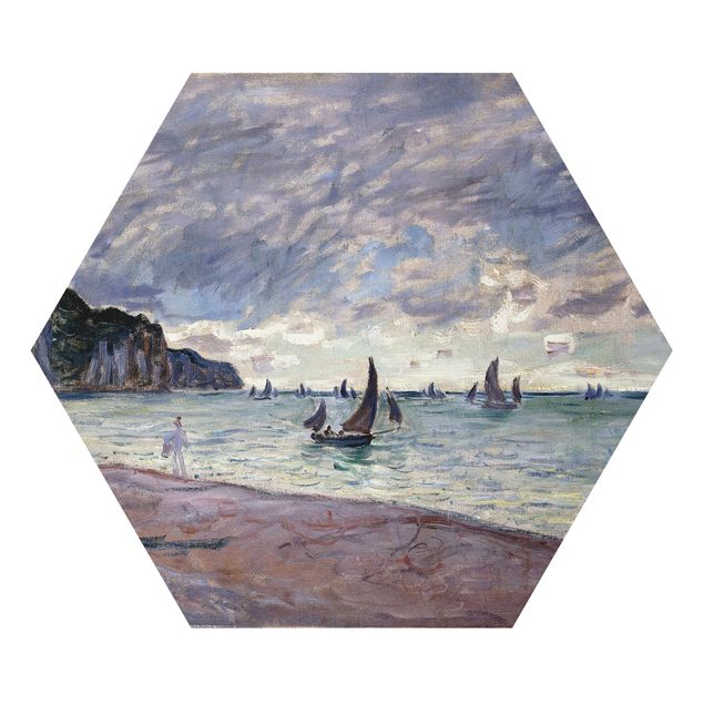 Wandbilder Strände Claude Monet - Küste von Pourville