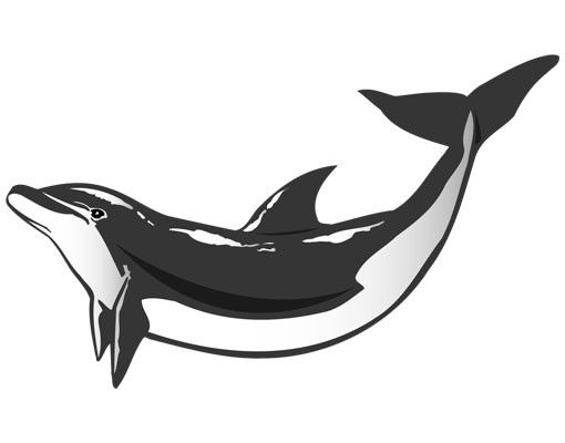 Wandsticker No.TA49 Dolphin