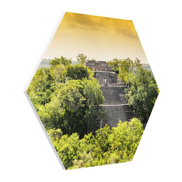 Wandbilder Dschungel Pyramide von Calakmul