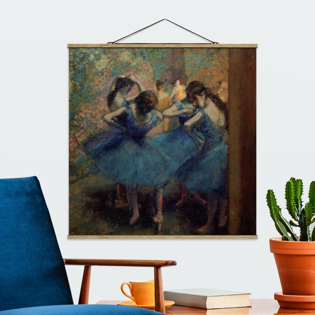 Wandbilder Ballerina Edgar Degas - Blaue Tänzerinnen