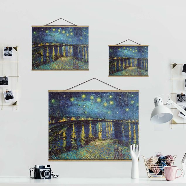 Wandbilder Architektur & Skyline Vincent van Gogh - Sternennacht über der Rhône