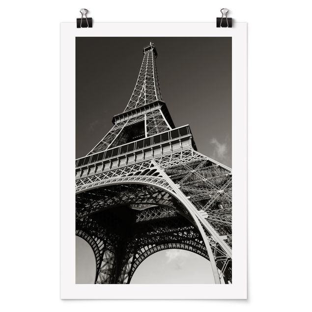 Poster Skylines Eiffelturm