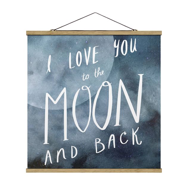 Wandbilder Modern Himmlische Liebe - Mond