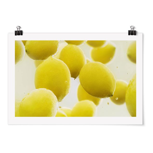 schöne Bilder Zitronen im Wasser