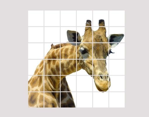 Klebefolien selbstklebend Neugierige Giraffe
