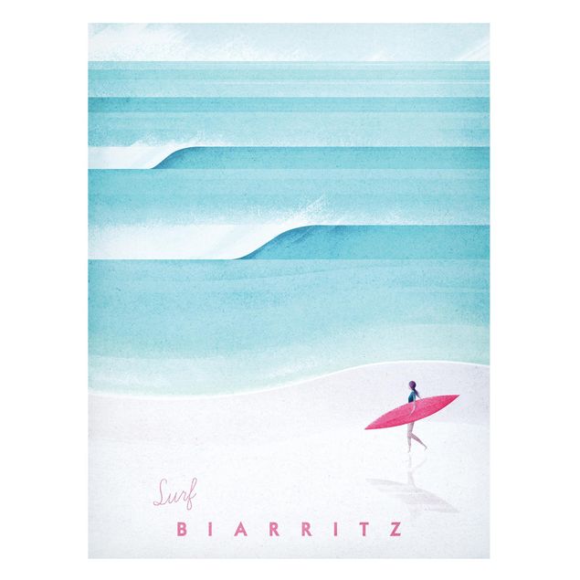 Wandbilder Landschaften Reiseposter - Biarritz
