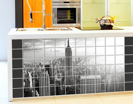 Küche Dekoration Manhattan Skyline