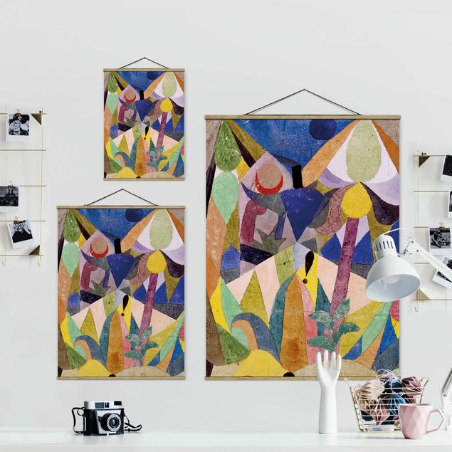 Wandbilder Abstrakt Paul Klee - Mildtropische Landschaft