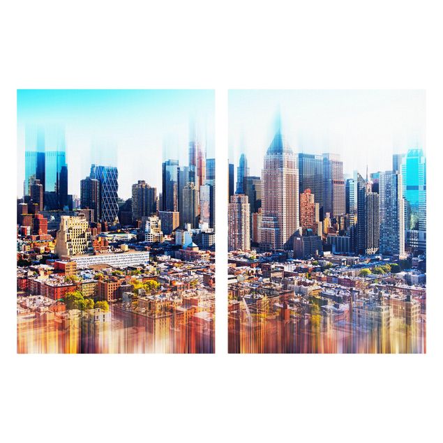 Wandbilder Architektur & Skyline Manhattan Skyline Urban Stretch