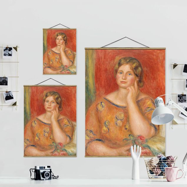 Wandbilder Modern Auguste Renoir - Frau Osthaus