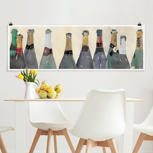 Küche Dekoration Entkorkt - Champagner