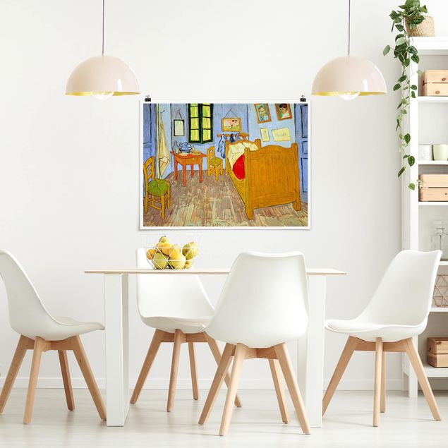 Kunststil Pointillismus Vincent van Gogh - Schlafzimmer in Arles