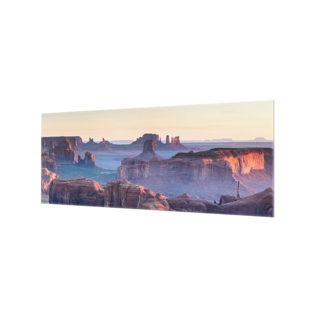 Spritzschutz - Sonnenaufgang in Arizona - Panorama 5:2