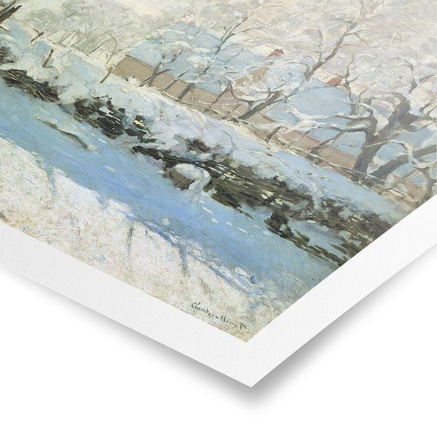 Wandbilder Landschaften Claude Monet - Die Elster