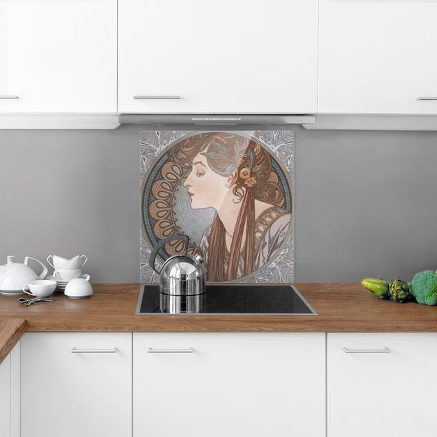 Küche Dekoration Alfons Mucha - Helena