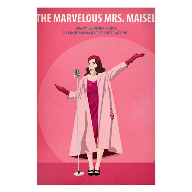 Wandbilder Kunstdrucke Filmposter The marvelous Mrs Maisel