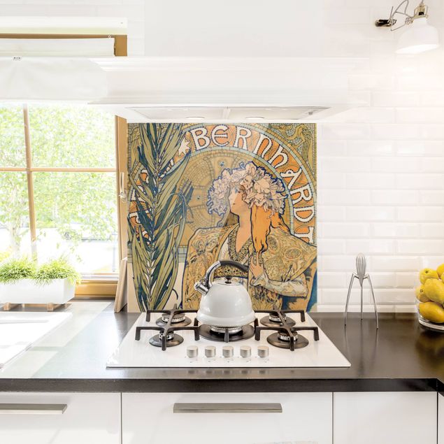 Küche Dekoration Alfons Mucha - Plakat für Theaterstück Gismonda