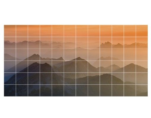 Klebefolien selbstklebend Blick von der Zugspitze