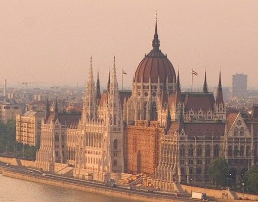 Fliesenaufkleber Budapest Skyline