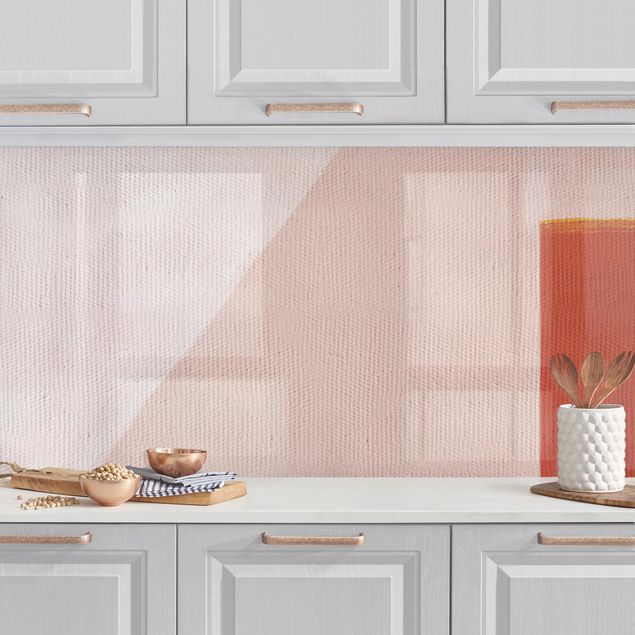 Wanddeko Küche Rosa Geometrie