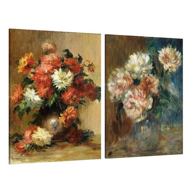 Leinwandbilder Blumen Auguste Renoir - Blumenvasen