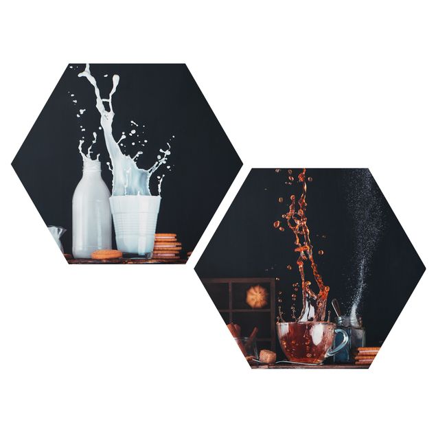 Forex Bilder Milch und Tee Komposition