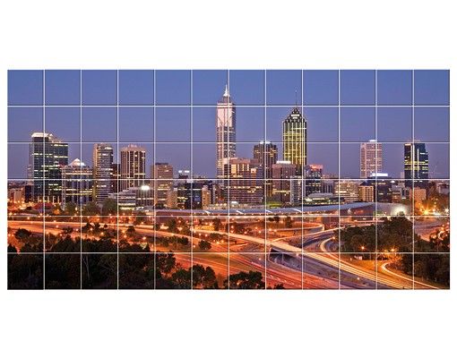 Klebefolien selbstklebend Perth Skyline