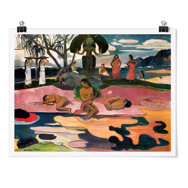 Wandbilder Landschaften Paul Gauguin - Gottestag