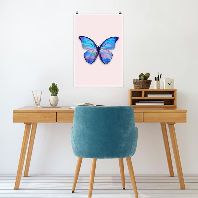 Wandbilder Schmetterlinge Holografischer Schmetterling