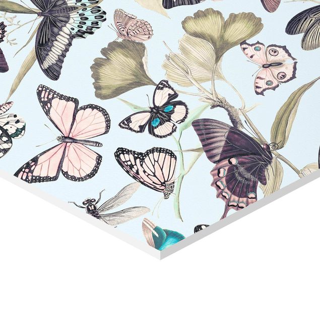 Bilder Andrea Haase Vintage Collage - Schmetterlinge und Libellen