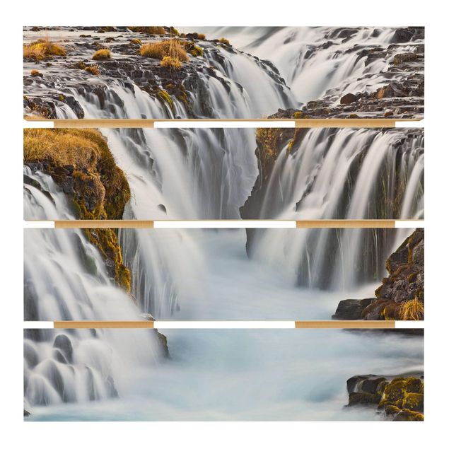 schöne Bilder Brúarfoss Wasserfall in Island