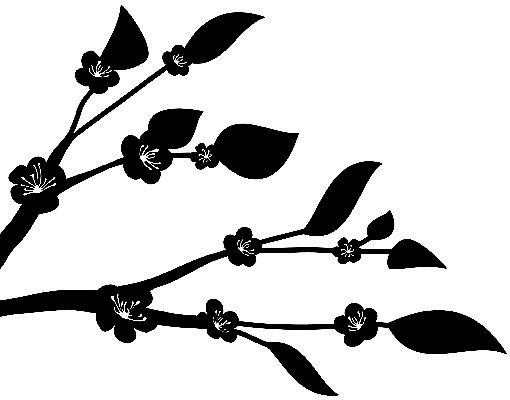 selbstklebende Klebefolie No.RS63 Blütenast