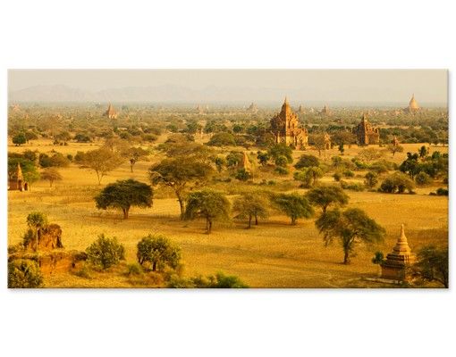 Fliesenfolien Gelb Bagan in Myanmar