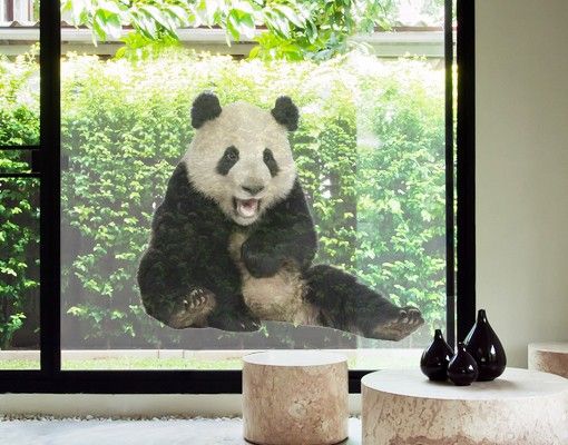Wanddeko Küche Lachender Panda