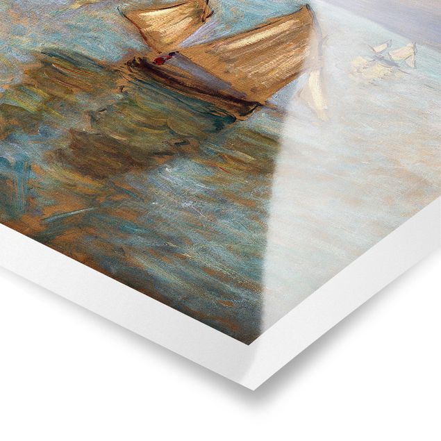 Wandbilder Strände Claude Monet - Fischerboote