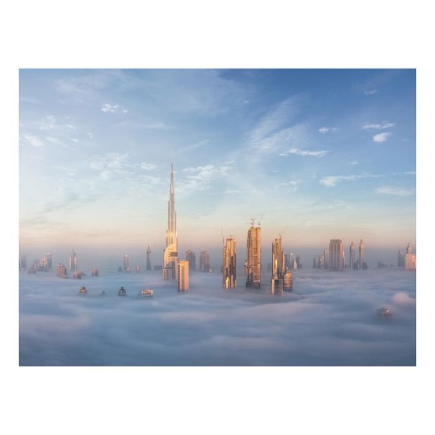 Wanddeko Küche Dubai über den Wolken