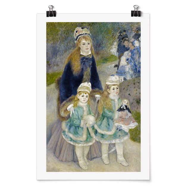 Kunstkopie Poster Auguste Renoir - Mutter und Kinder