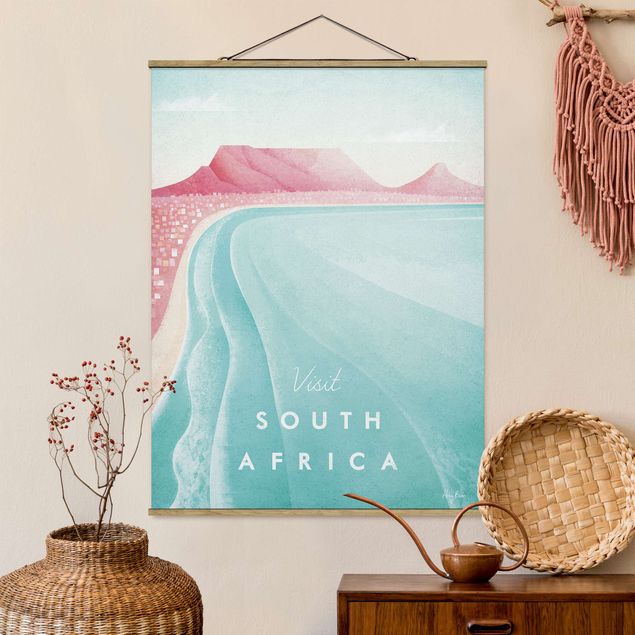 Wanddeko Küche Reiseposter - Südafrika