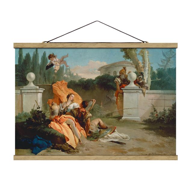 Wandbilder Kunstdrucke Giovanni Battista Tiepolo - Rinaldo und Armida