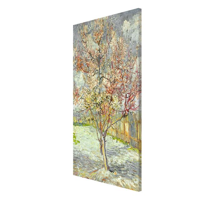 Kunststil Pointillismus Vincent van Gogh - Blühende Pfirsichbäume