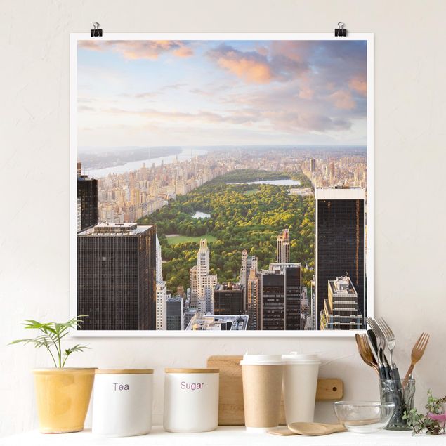 Wandbilder New York Blick über den Central Park