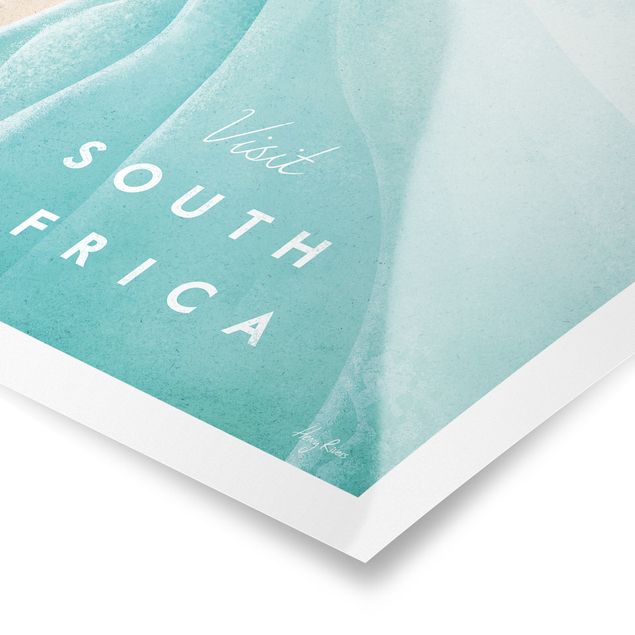 Poster Vintage Reiseposter - Südafrika