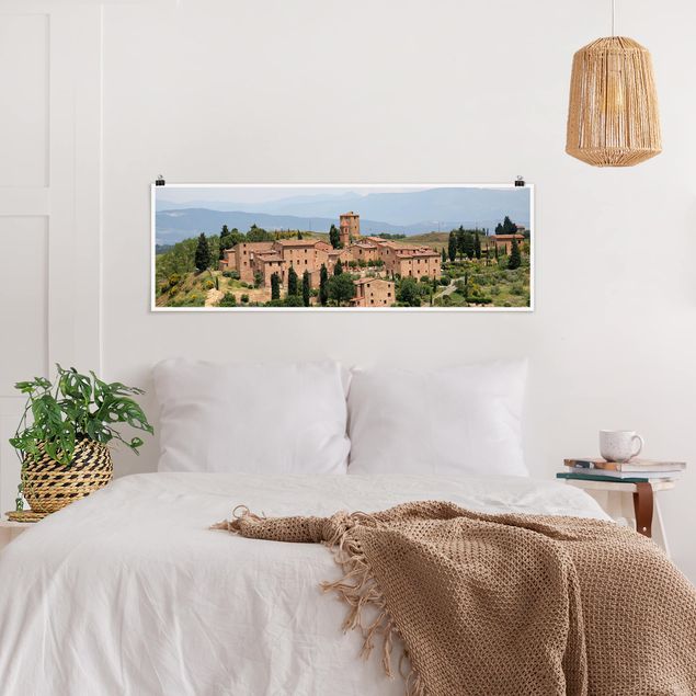 Wandbilder Berge Charming Tuscany