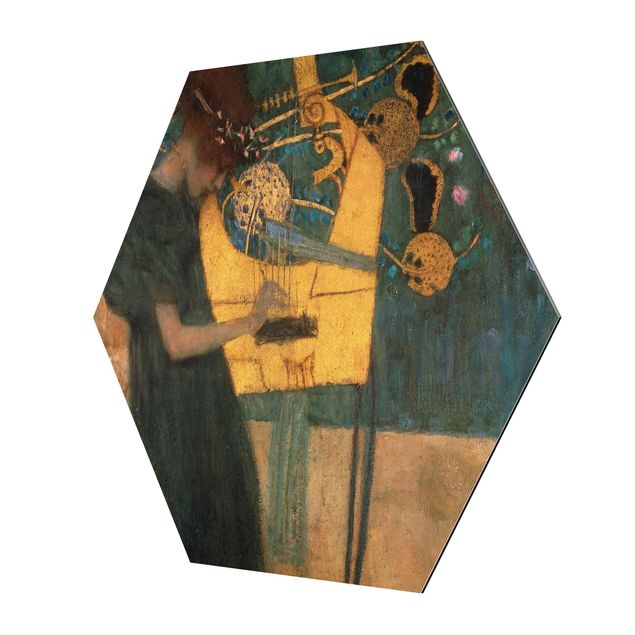 Wandbilder Modern Gustav Klimt - Die Musik