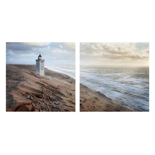 Leinwandbilder Naturmotive Leuchtturm in Dänemark
