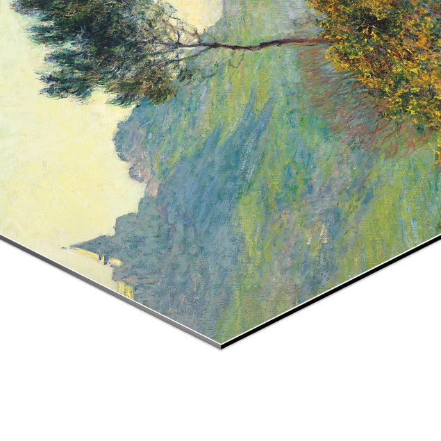 Wandbilder Grün Claude Monet - Varengeville Abendsonne