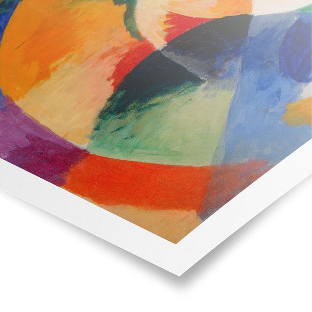 Wandbilder Kunstdrucke Robert Delaunay - Kreisformen, Sonne