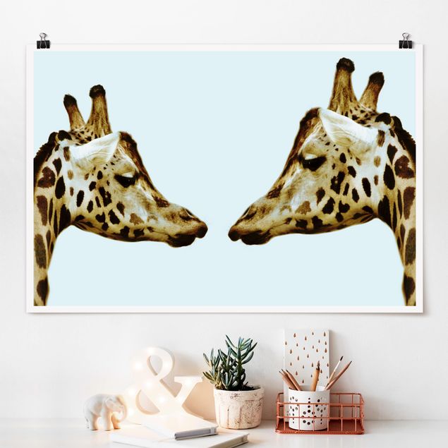 Küche Dekoration Giraffes in Love